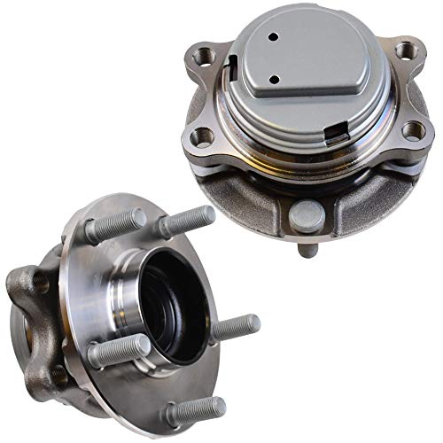 Detroit Axle - RWD Front Wheel Hub Bearing for Nissan 370Z, Infiniti EX35 EX37 FX35 FX37 G25 G35 G37 M35h M37 M45 M56 Q50 Q60 Q70 QX50 QX70-2pc Set