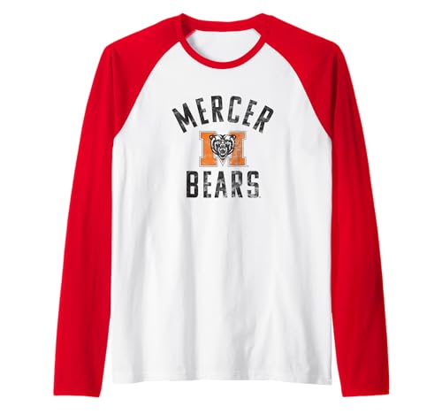 Mercer University Bears Large Raglan Baseball Tee