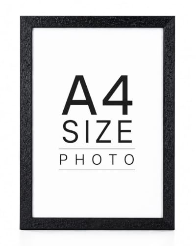 Shree Shyam Enterprize Black Photo Frame for A4 Size Photos, 20x30 cm