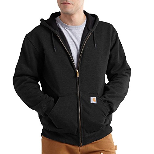 Carhartt Mens Rain Defender Rutland Hooded Zip Front Sweatshirt product thumbnail 7