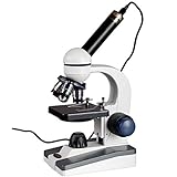 AmScope M150C-E-I 40X-1000X LED Cordless All-Metal Framework Full-Glass Optical Lens Student...