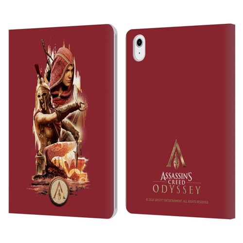 Housse iPad Air Assassin's Creed Kassandra avec support et fentes pour cartes