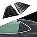 LEXLEY Racing Style Rear Side Window Louvers Air Vent/Louvers Scoop Cover Blinds For Toyota Camry 2018 2019 2020 2021-Carbon fiber black