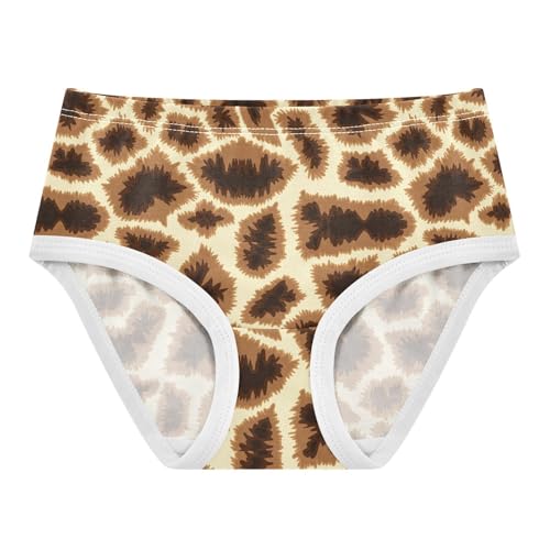 Little Girl Underwear Toddler Panties Kids Undies Giraffe Print Soft Cotton Briefs 2T-8Y