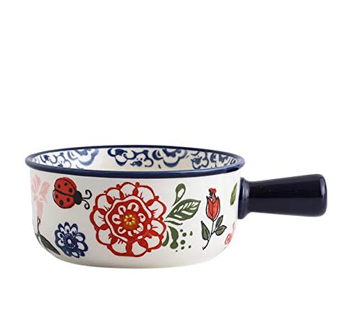 WXXT ramequines,moldes Horno,ramequines thermomix,Plato pequeño de cerámica para Postre con pudín Apto para lavavajillas（5 Opciones de Estilo）