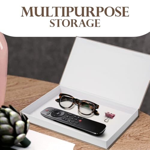 Large Decorative Books for Home Decor – Aesthetic Coffee Table Books for Decor – Faux Book for Decoration – Photo Storage and as a Keepsake Box - Designer Set of 3 - Image 6