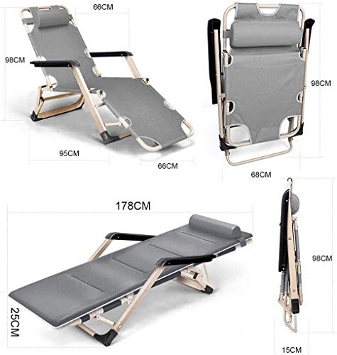 Silla plegable de ingravidez para relajarse en el patio o camping 2