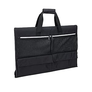 Ntcpefy Sac de voyage transportant pour ordinateur de bureau 24 pouces, sac de rangement pour moniteur anti-poussière Hampe avec poignée