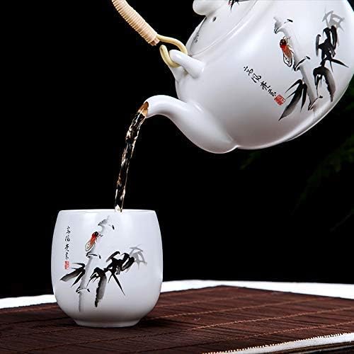 Ceramic Kettle Ceramic Teapot Set Tieliang Teapot Simple Ceramic Modern Tea Drinking Room Tea Cup 700Ml