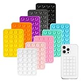 Set ultra-complet de 10 couleurs variées : Ce lot comprend 10 supports ventouse pour téléphone, chacun mesurant 8 × 5,5 cm et proposé en couleurs multiples pour s’adapter à tous les styles. Grâce à leur forte adhérence, ils se fixent facilement sur miroirs, vitres, fenêtres ou toute surface lisse, offrant une solution idéale pour prendre des selfies, filmer des vidéos ou tenir le téléphone en mode mains libres.