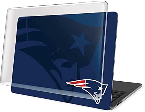 Skinit Case + Skin Compatible with MacBook Pro 15in (2016-19) - Officially Licensed NFL New England Patriots Double Vision Design