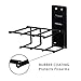 Rack'Em Gun Rack - Wall Mount Pistol Racks - Gun Safe Rack - Indoor Handgun Storage Hooks - Heavy duty Coated Steel -3 Firearm Holster