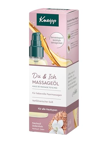 Kneipp Massageöl Du & Ich - Zedernholz & Patchouli - Für liebevolle Paarmassagen - Für alle Hauttypen -100ml 3