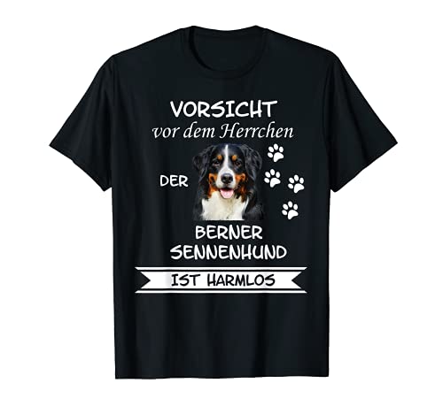 Schiefertafel Mit Berner Sennenhund Motiv – “Vorsicht Vor Dem Frauchen” Als Deko-Schild