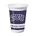 Creative Converting 8 Count Texas Christian Horned Frogs Printed Plastic Cups, 20-Ounce