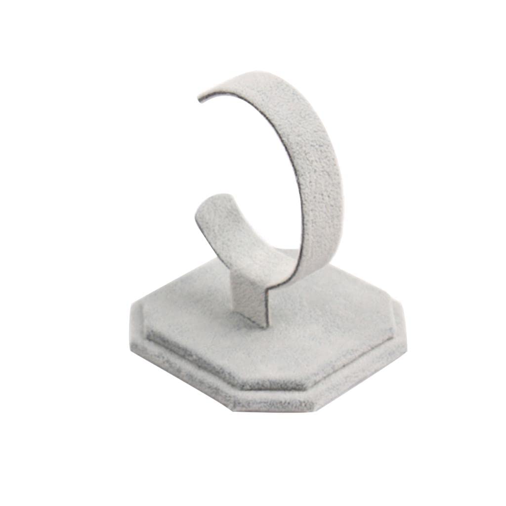LOOM TREE Grey Velvet Display Rack Holder Stand Fashion Show For Wrist Watch Bracelet (B09ZTS224B) Amazon Price History, Amazon Price Tracker