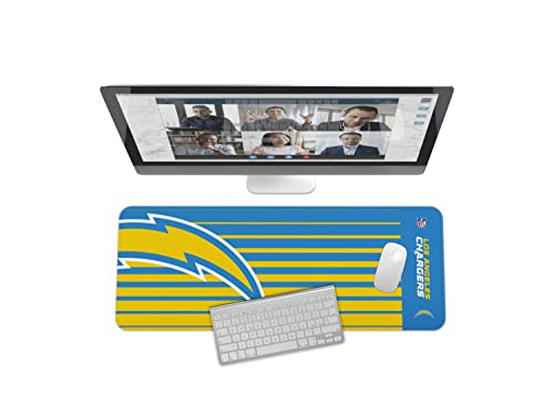 Image of SOAR NFL Unisex Multifunctional Desk Mat for Desktop, (31.5 inchx12 inch) - Ultra Soft Fabric with Non-Slip Rubber Backer - Water Resistant & Durable Nylon Stitching - Officially Licensed NFL, Desk Pad