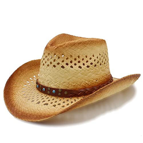 Chapeau de plage western ajouré idéal pour vos vacances à la mer