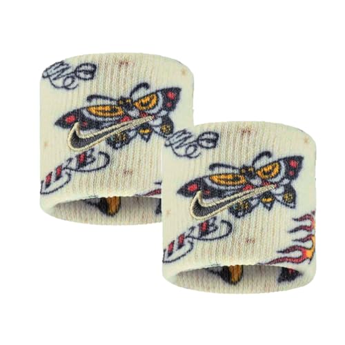 Image of NIKE Premier Swoosh Singlewide Wristbands -Soft, Moisture-Wicking (1 Pair, 2.5 inch Wide)