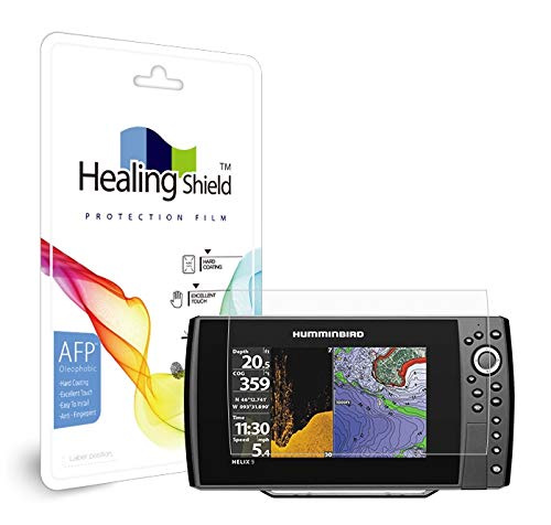 Screen Protector Compatible with HUMMINBIRD Helix 9, AFP Oleophobic Coating Screen Protector Clear LCD Guard Healing Shield Film (For HELIX 9)