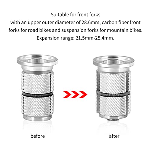 Jerys Bike Carbon Fiber Front Fork Expansion Core, Reuse Bicycle Expansion Screw For Cycling #TOP3