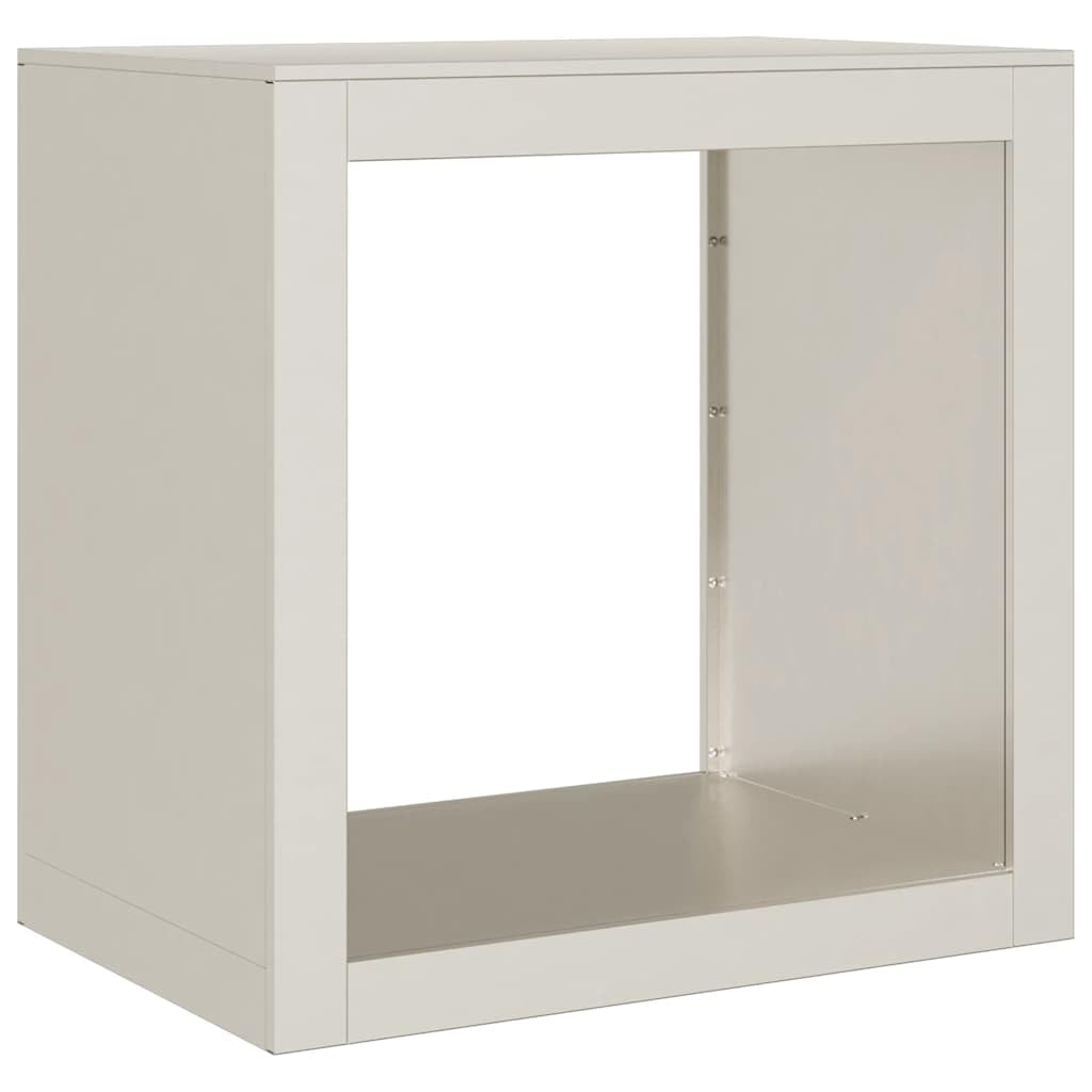 Estantería para leña de acero resistente a la intemperie, 60 x 40 x 60 cm, estantería de leña para leña, soporte de almacenamiento y almacenamiento, para interior, salón, terraza, jardín