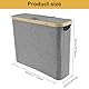 23.6L Toilettenpapier Aufbewahrung Korb mit Deckel,Klopapier Aufbewahrung Stehend Große Kapazität Toilet Paper Storage Containers 45 * 15 * 35cm,Badezimmer Organizer WC Papier Aufbewahrung (Grau)