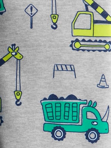 Simple Joys by Carter's Pijamas com pés de jérsei de poliéster folgados para bebês e meninos, pacot
