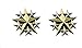 US army General Officer Six Star Badge Pin Insignia- pair