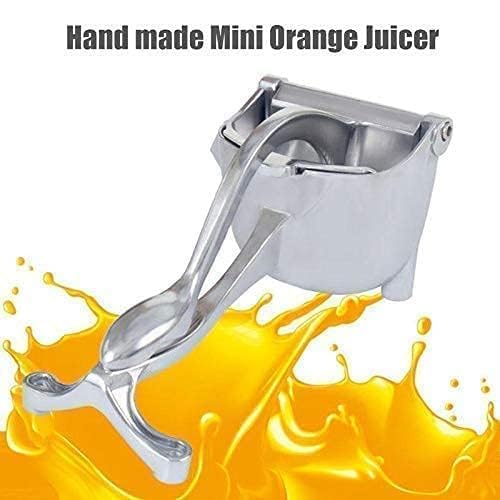 Image of Multipurpose Hand Press Juicer for Fruits Manual Fruit Juicer Machine Orange Juicer Citrus Juicer Metal Lime Juicer Instant - Heavy Duty (Silver) Lemon Orange Fruit Juicer Manual