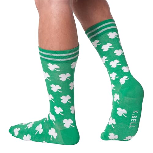 K. Bell Men's Fun Conversation Starter Crew Socks - 1 Pairs - Cool & Funny Pop Culture Gifts3