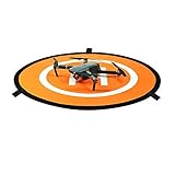 OTraki Drone Landing Pad Fast-Fold / Impermeable Helipuerto 3 Aterrizaje de uñas 8 Reflectantes Banda Drone Pad para dji Phantom 4, Inspire, dji Mavic Pro, dji Spark