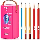 AFMATElektrischer Anspitzer, Tragbarer Elektrischer Spitzer für Dicke und Dünne Stifte 6.5-12mm,...