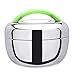 Produktbild Lunch-Boxen Edelstahl Doppel-Schicht Bento Box, Food-Container, Lunch-Box mit grünem Handgriff