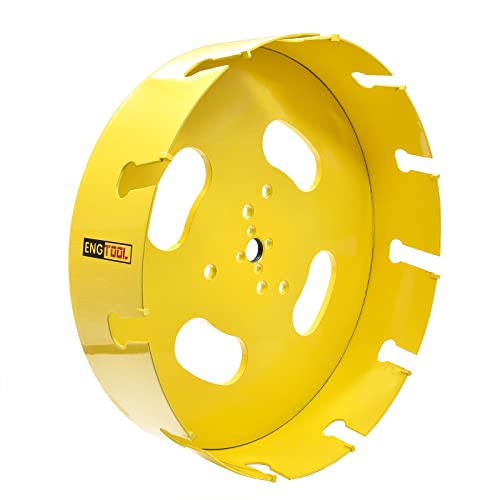 MaxTool 12" TCT Hole Saw 305mm Carbide Tip Holesaw 2.25" Deep with 5/8-18 Thread for Cutting Asphalt Brick Concrete MDF Tough Material; CT00Y57R1200E by ENGTOOL - Used condition - US$139.53