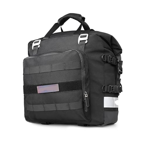 Sac de selle moto étanche 20L olive black ultra résistant