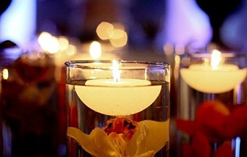 10 Velas Flutuantes Meia Bola Decoração Casamentos E Festas