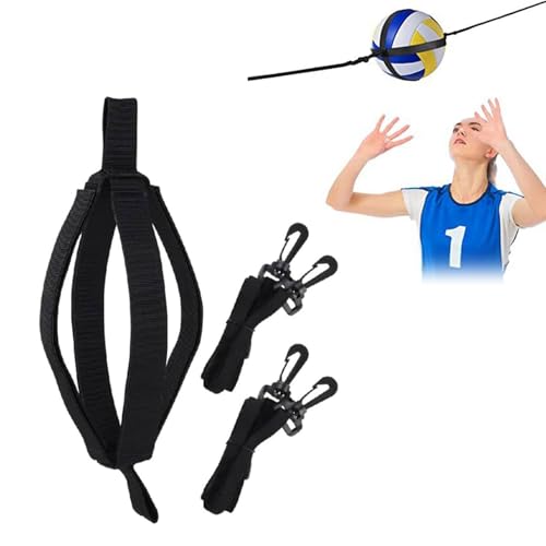Kiuiom Entrenador De Voleibol Ajustable,Cinturón Voleibol para Práctica,Equipo Voleibols para Balanceo Brazos, Cinturón De Voleibols para Entrenador De Remates,Corrector De Gestos Entrenamient