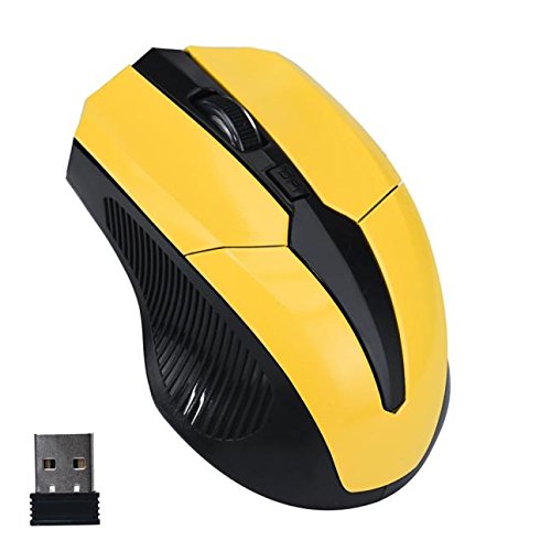 2 4GHz Wireless Optical Mouse - 2000Dpi Cordless USB Gaming Work from Home Essentials