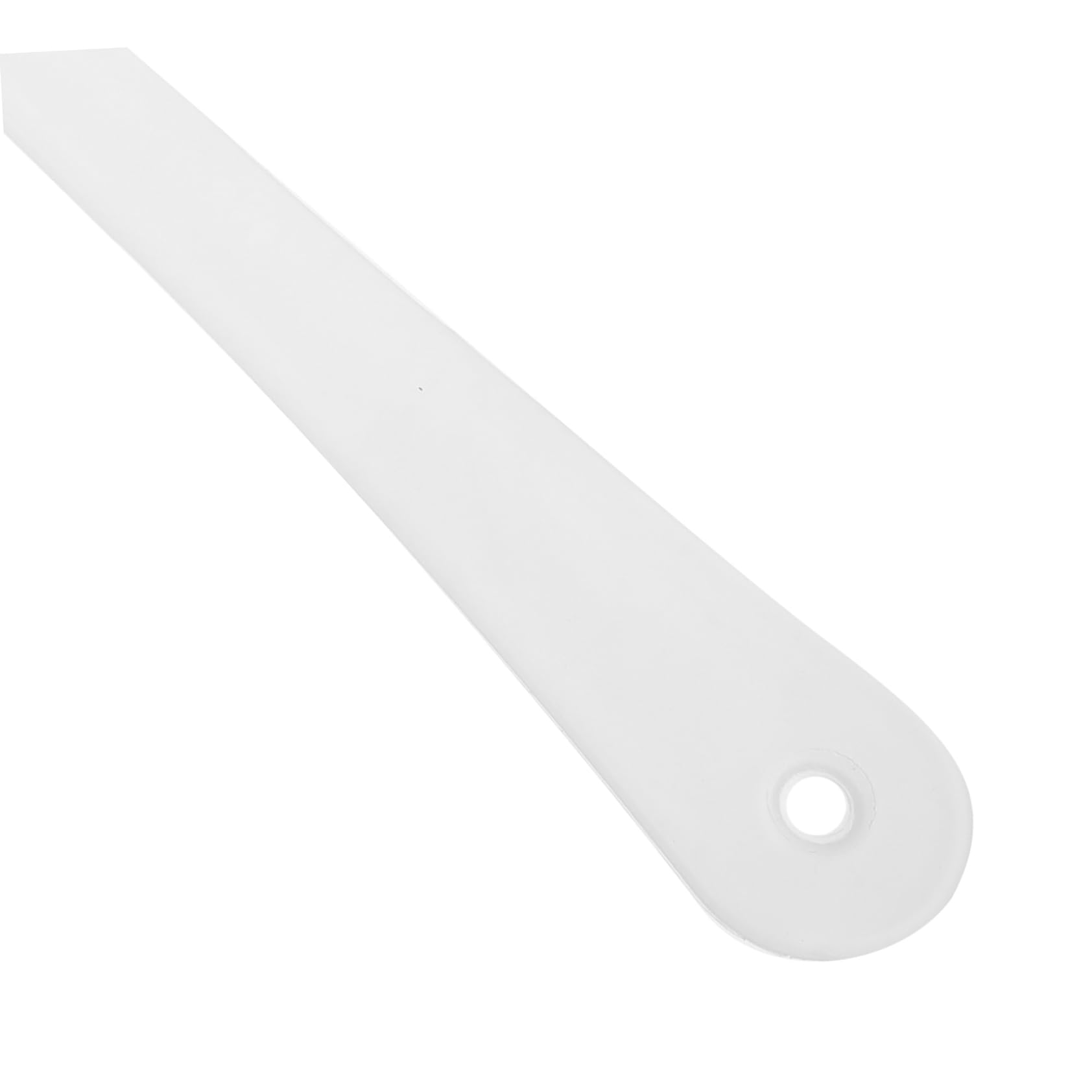 MUCKLILY 2pcs White Plastic Eye Occluder for Exam Eye Shield Board Comfortable Fit for Test