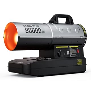 InoKraft 80,000 BTU Kerosene Forced Air Heater, Compact Portable Design, Thermostat with LED Display, Overheat Protection, CSA Certified, for Garage, Workshop and Jobsite