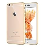 iPhone 6 Plus Case, JETech Apple iPhone 6s/6 Plus Case 5.5 Inch Bumper Cover Shock-Absorption Bumper and Anti-Scratch Clear Back for iPhone 6s Plus and iPhone 6 Plus 5.5 Inch (Beige) - 0705