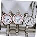 Zerodeko 5sheets Industrial Pressure Gauge Decals Fade-Resistant Adhesive Stickers Shape for Easy Reading