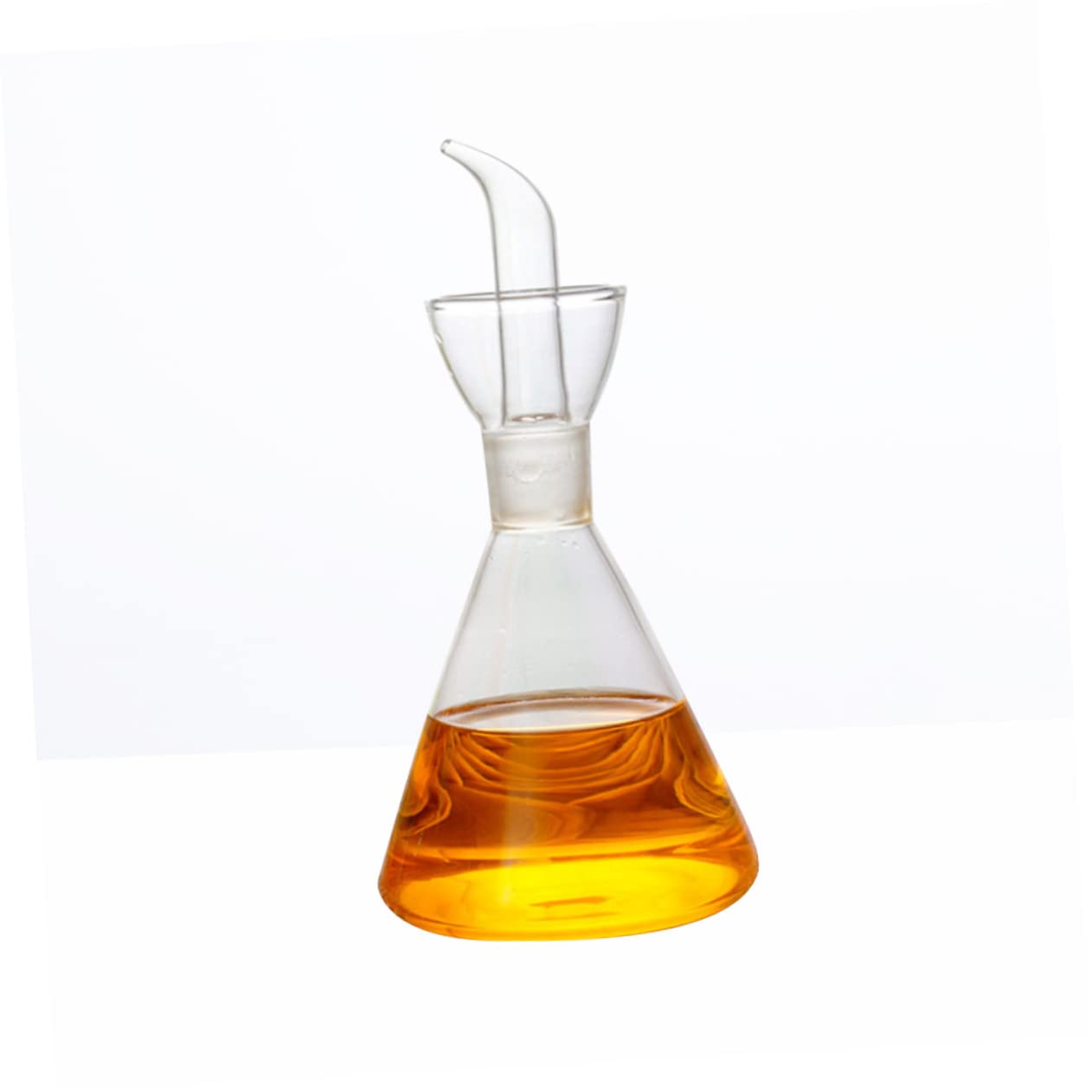 Dispenser Per Olio in Bottiglia Di Vetro Con Beccuccio Antigoccia Per Versare Olio D'oliva e Condimenti Senza Aloni