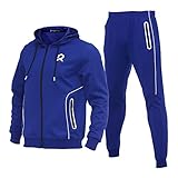 Eylhot Men's Tracksuits 2 Piece Hoodie Sweatsuits Sets Outfits Athletic Full Zip Casual Sports Gym L