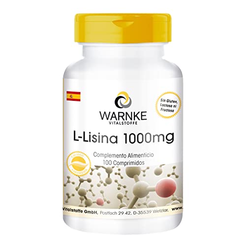 Warnke Vitalstoffe Lisina Comprimidos 1000mg