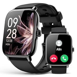 Smart Watch for Women Men- Answer/Make Call, 2025 IP68 Waterproof Fitness Step Sleep Tracker Watch with Monitor Activity Counter Smartwatch for Andriod iPhone iOS Samsung Compatible