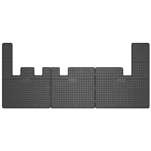 Tapis de sol caoutchouc auto noir étanche pour Ford Transit Custom I