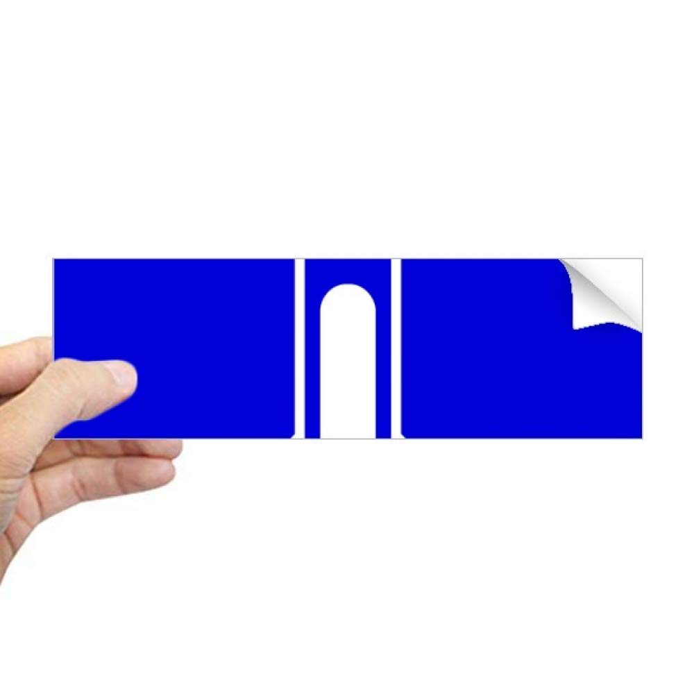 Sticker timbre de température bleu pour habiller une vitre trop nue sans l'assombrir