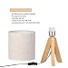 Lámpara de mesa Lámpara de mesa moderna con base de madera y...